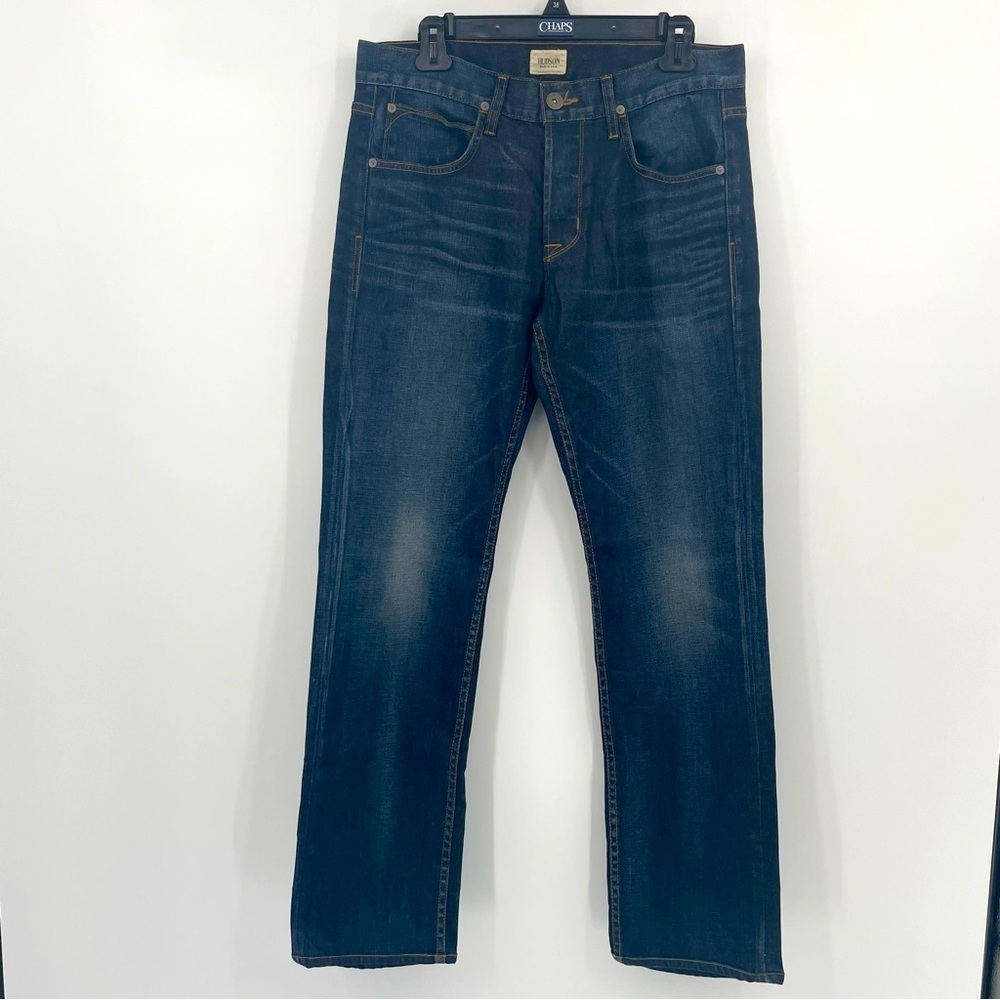 Hudson Jeans Byron Straight Jeans Five Pocket | 4 Button Fly Size: 32 - Picture 3 of 16